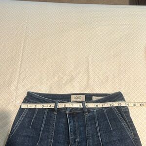 LOGO by Lori Goldstein Dark wash boyfriend jeans